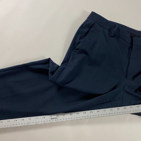 Bonobos Slim Fit Dress Pants Slacks Men's 34 x 30 Measures 36x30 Blue Wool Blend - Picture 9 of 10